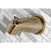 Kingston Brass KBX8143BX Two-Handle Tub and Shower Faucet, Antique Brass KBX8143BX